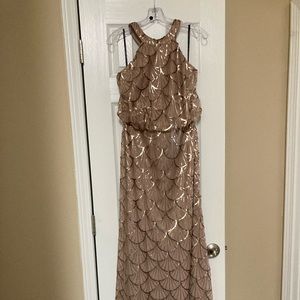 Sorella Vita Bridesmaid Dress NWT, Bronze, Size 14